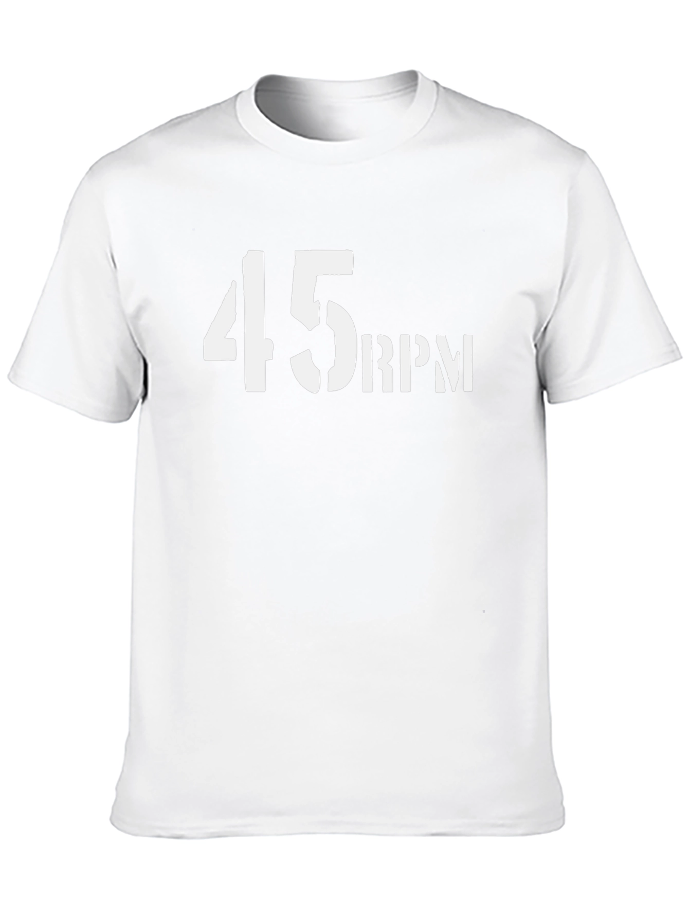 45 RPM Graphic T-Shirt - Retro Music Fan Tee