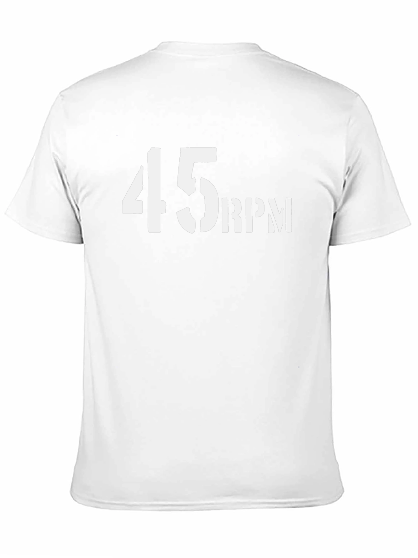 45 RPM Graphic T-Shirt - Retro Music Fan Tee