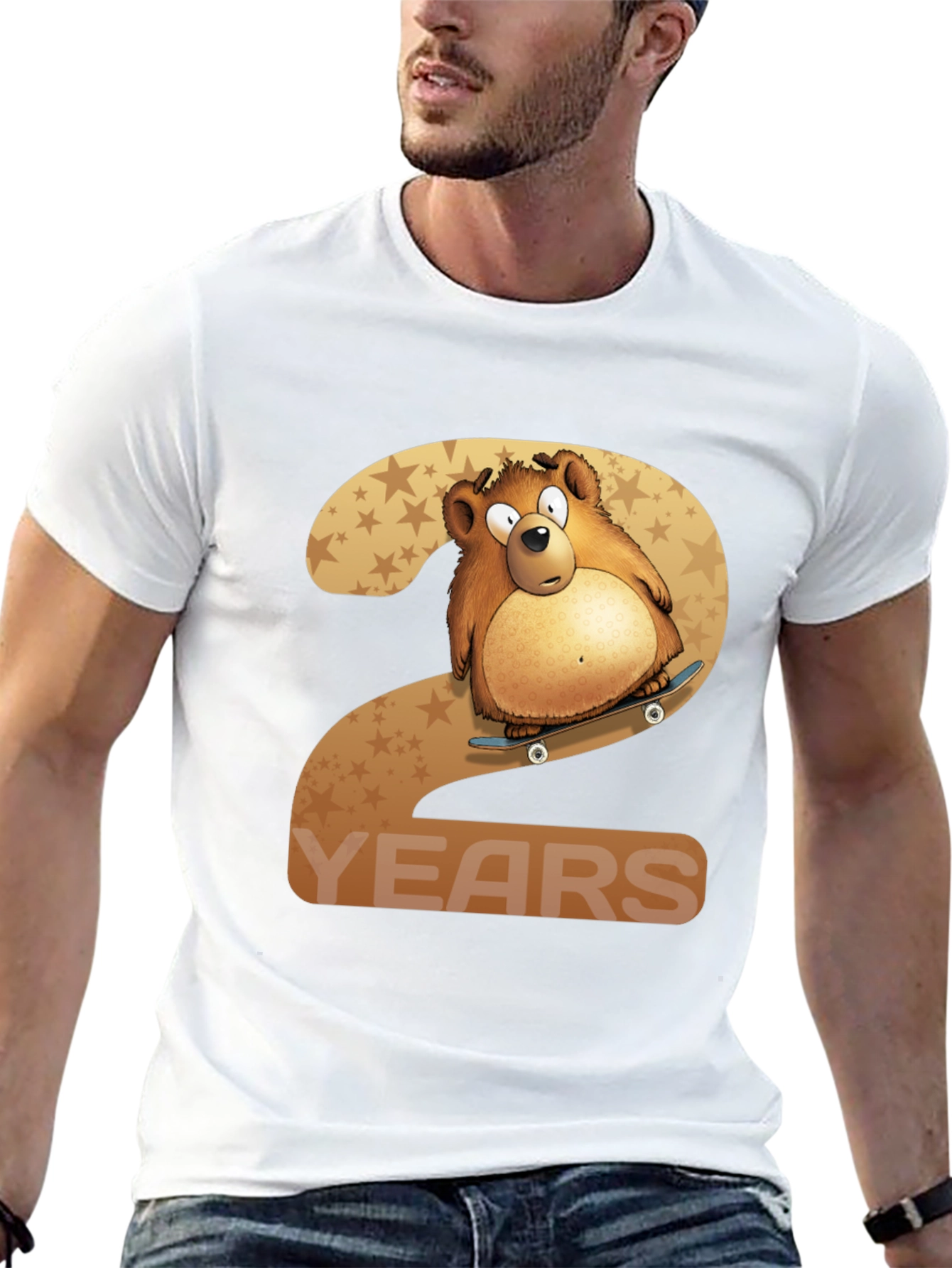 2 Years Old Birthday Bear T-Shirt
