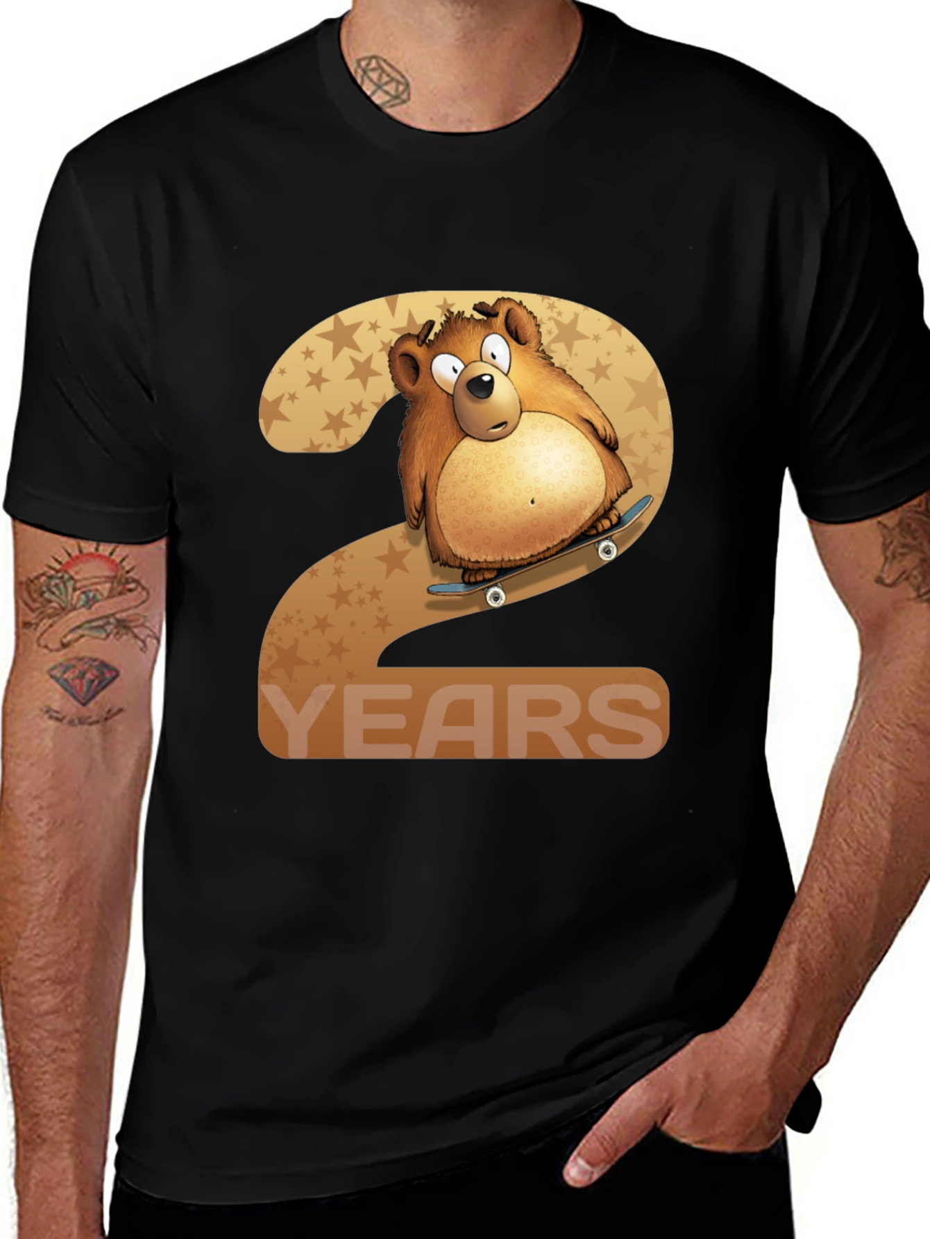 2 Years Old Birthday Bear T-Shirt