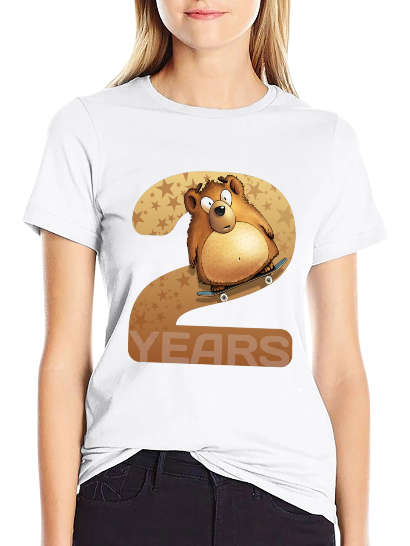2 Years Old Birthday Bear T-Shirt
