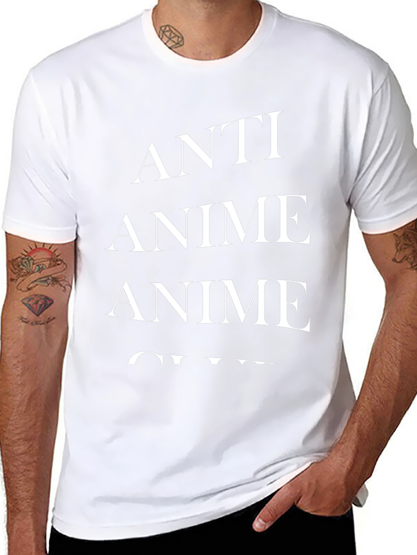 Anti Anime Club Black T-Shirt