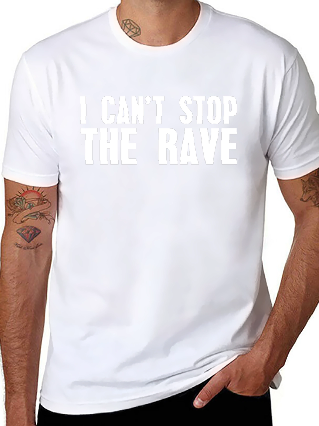 I Cant Stop The Rave Graphic Tee