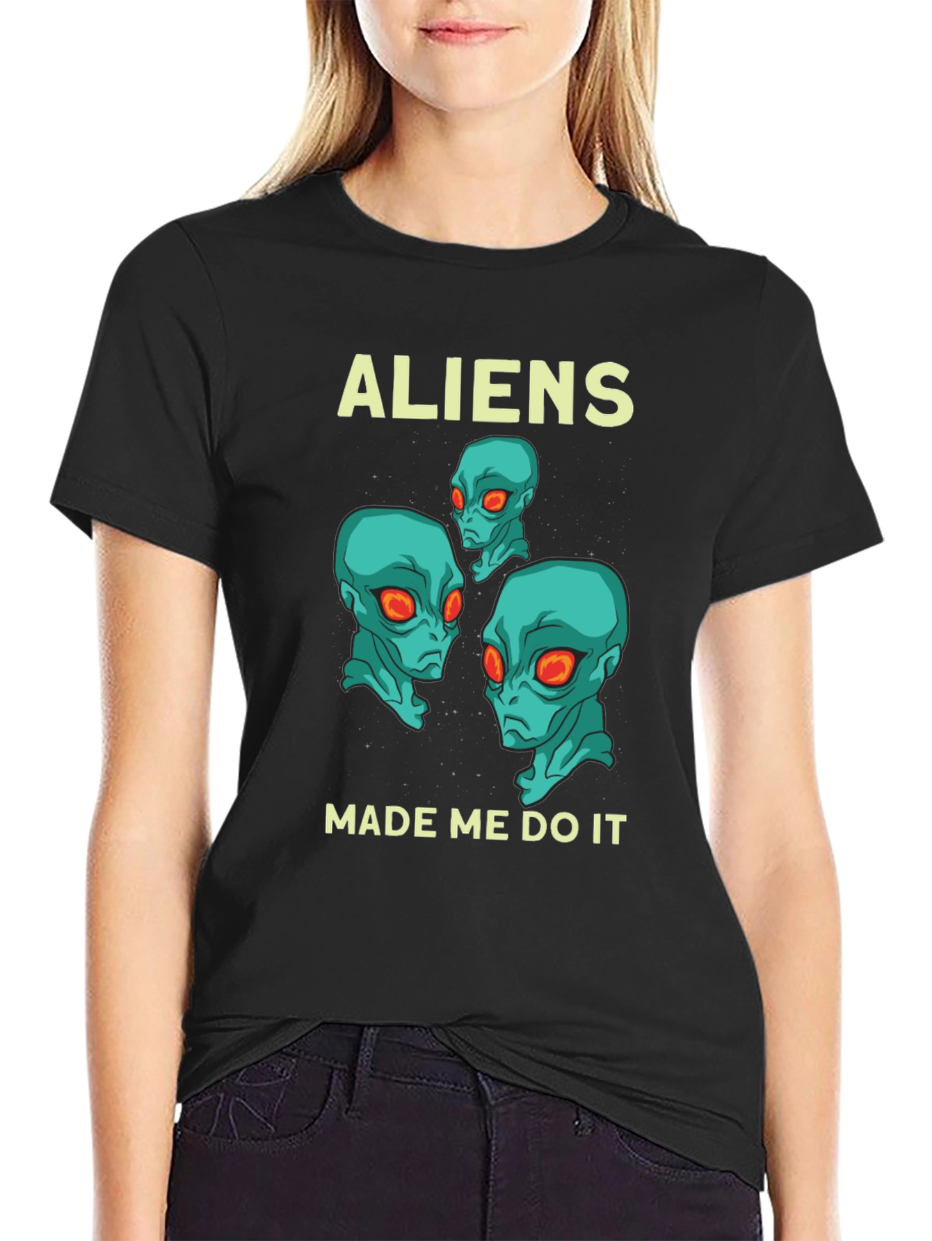 Aliens Made Me Do It Graphic T-Shirt