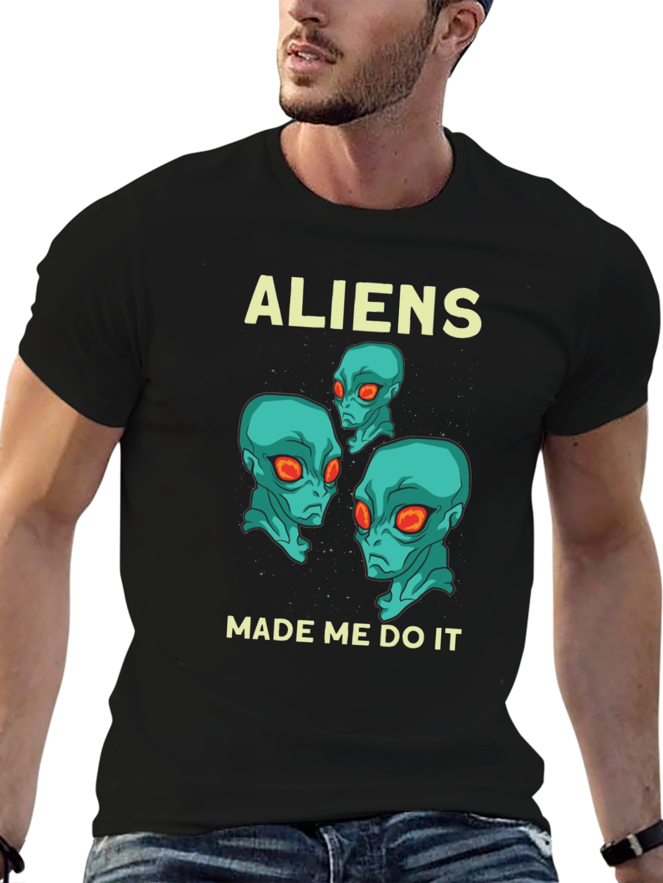 Aliens Made Me Do It Graphic T-Shirt