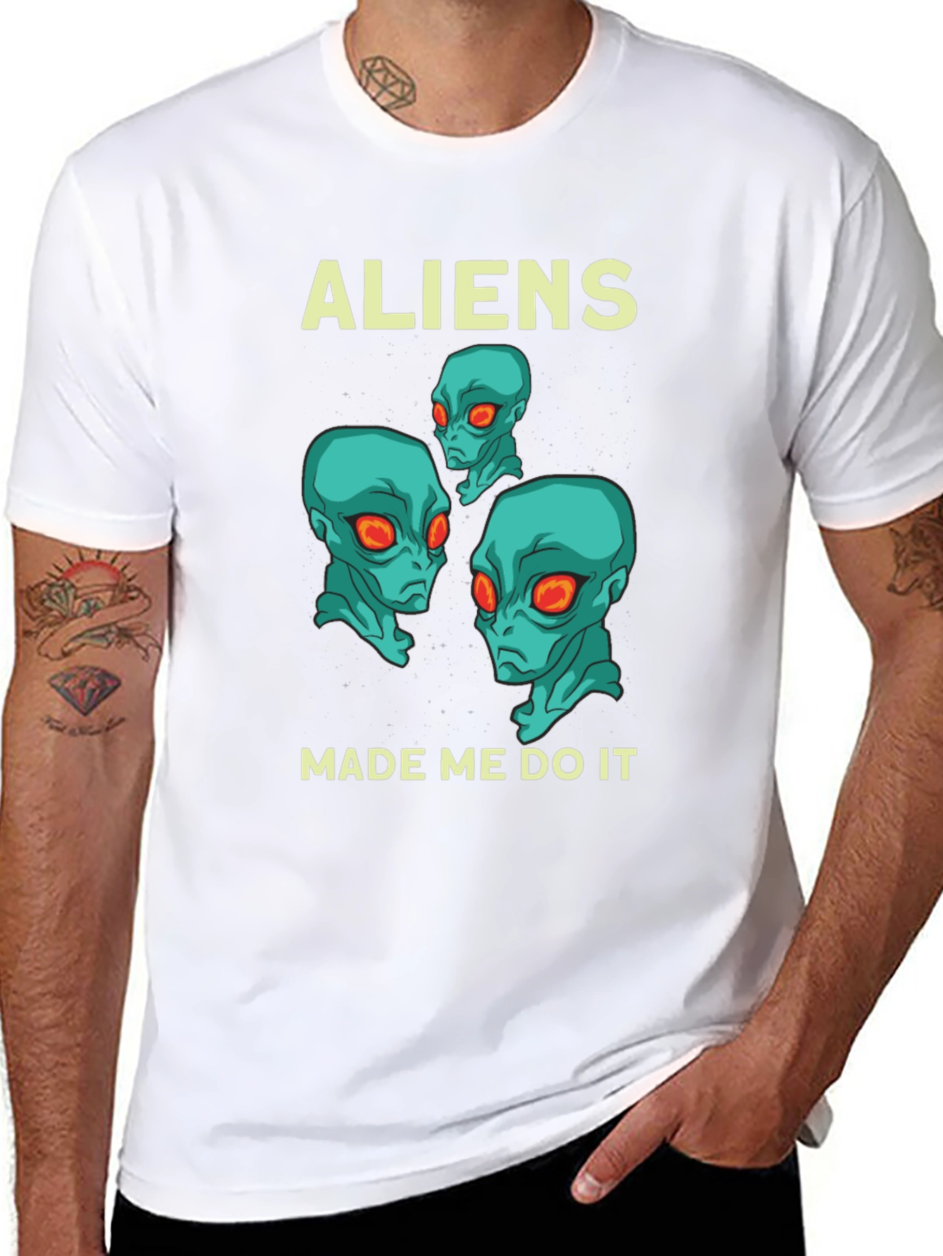 Aliens Made Me Do It Graphic T-Shirt