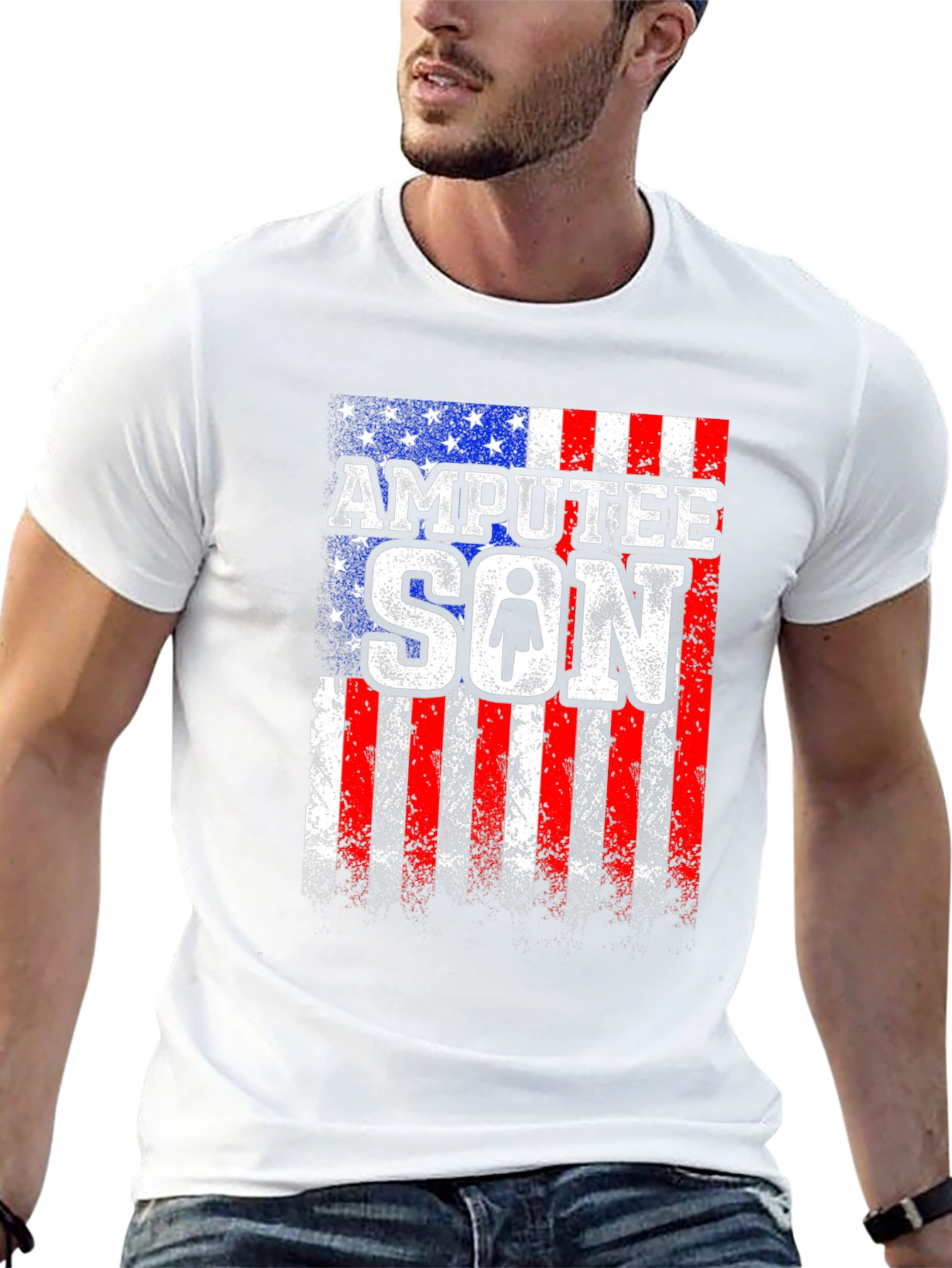 Amputee Son Patriotic T-Shirt