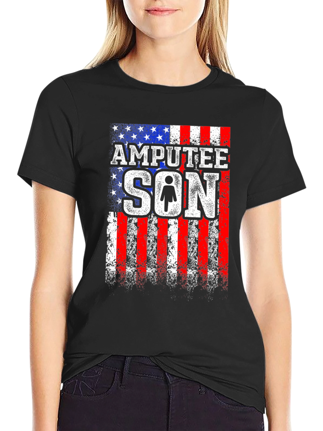 Amputee Son Patriotic T-Shirt