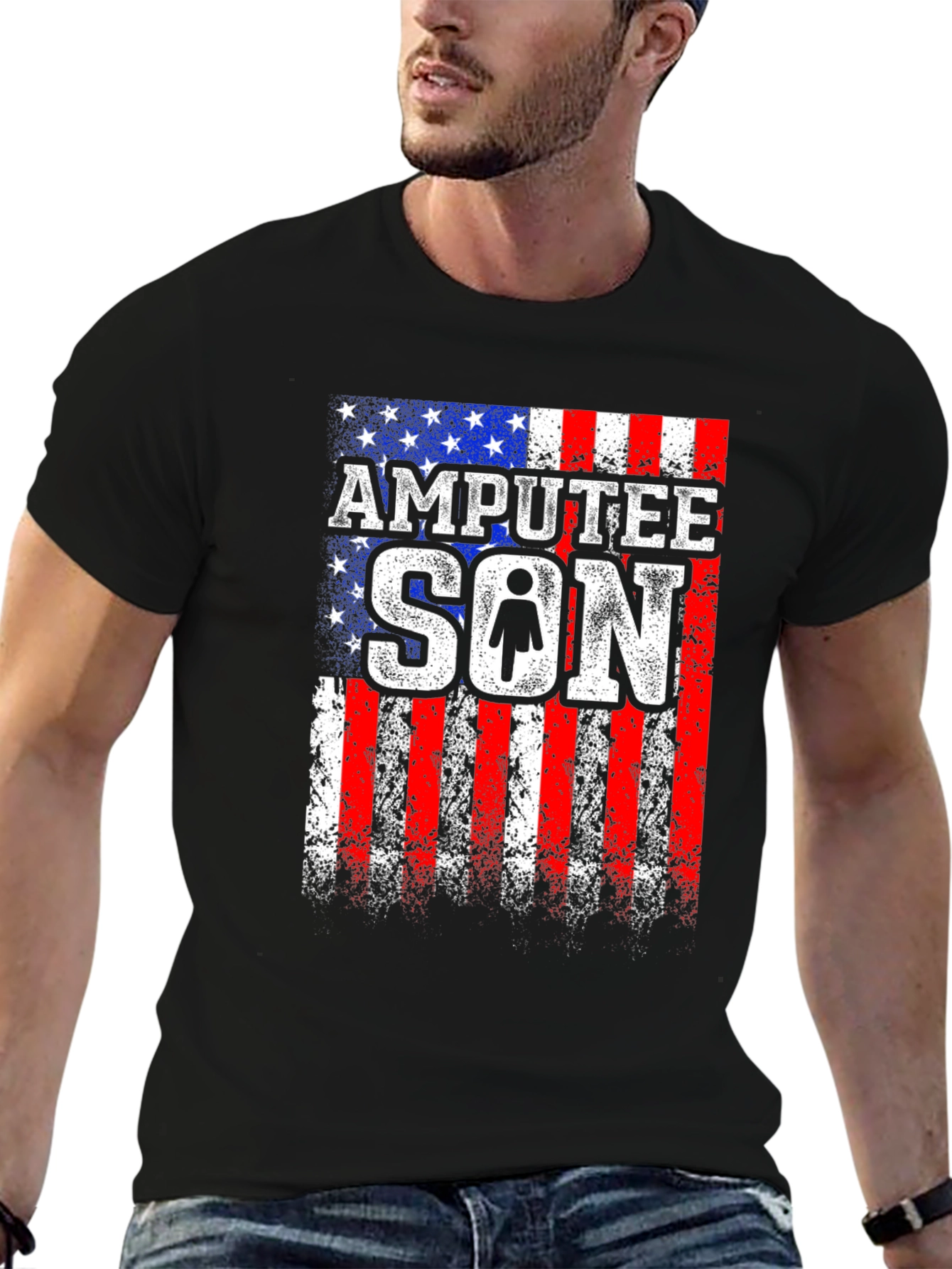 Amputee Son Patriotic T-Shirt