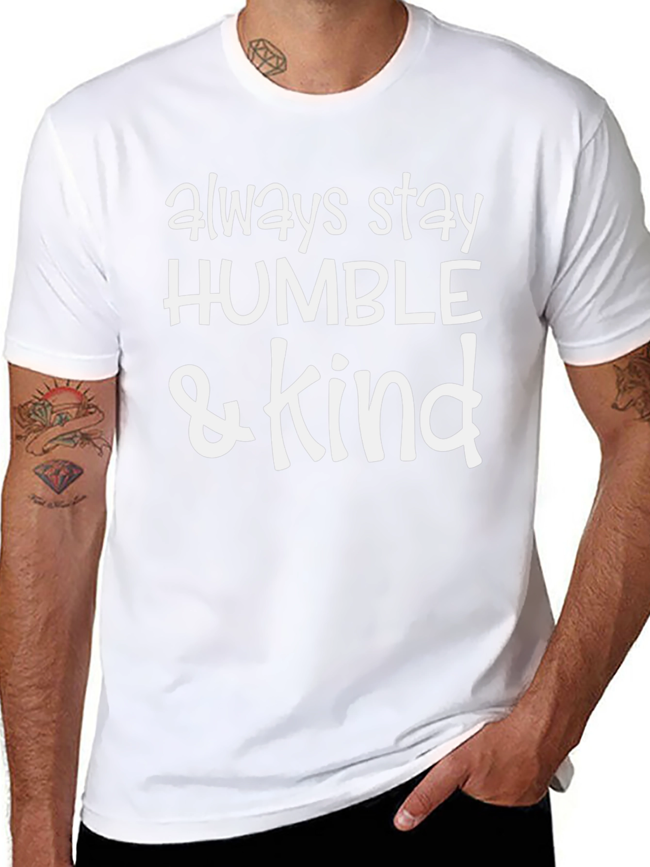 Always Stay Humble & Kind Black T-Shirt