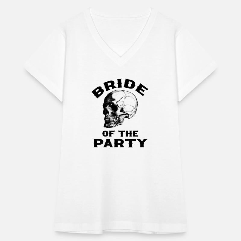 Gothic Wedding Bride of The Party Skull Design