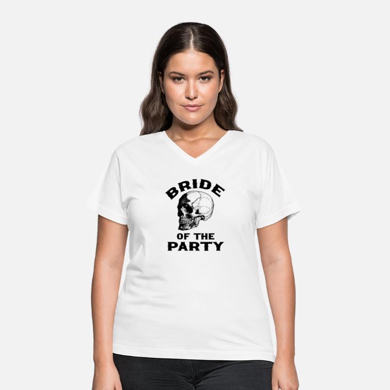 Gothic Wedding Bride of The Party Skull Design