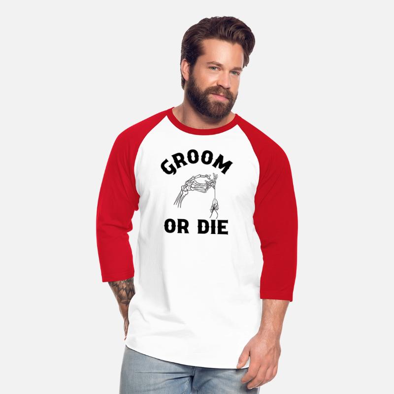 Gothic Wedding Groom Or Die Spider Design