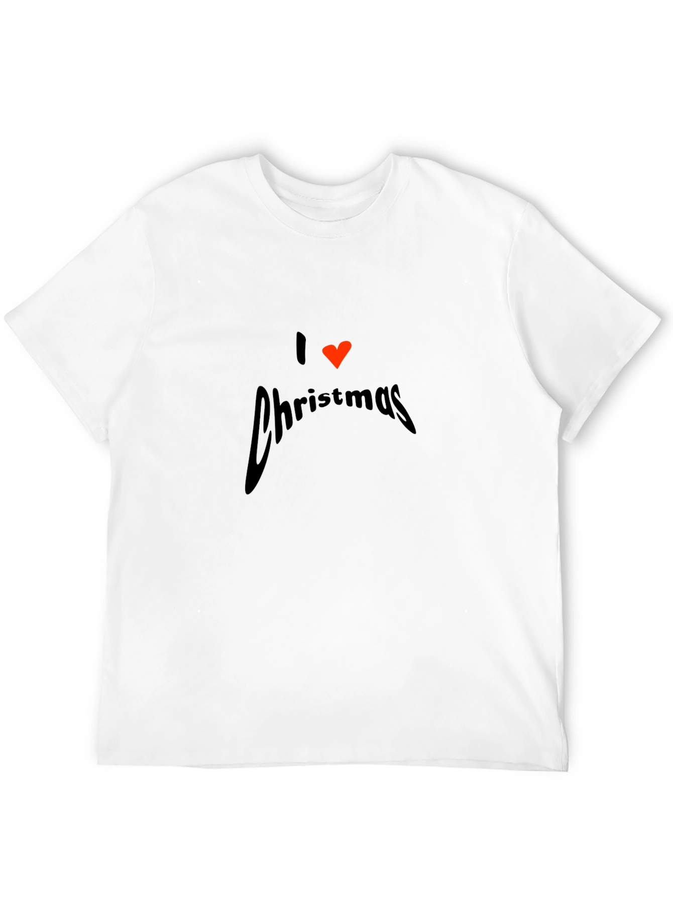 I Heart Christmas Black T-Shirt