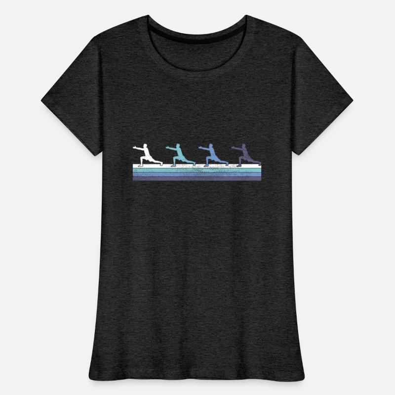 Gradient Yoga Warrior Pose