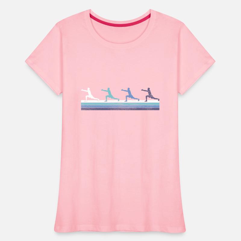 Gradient Yoga Warrior Pose