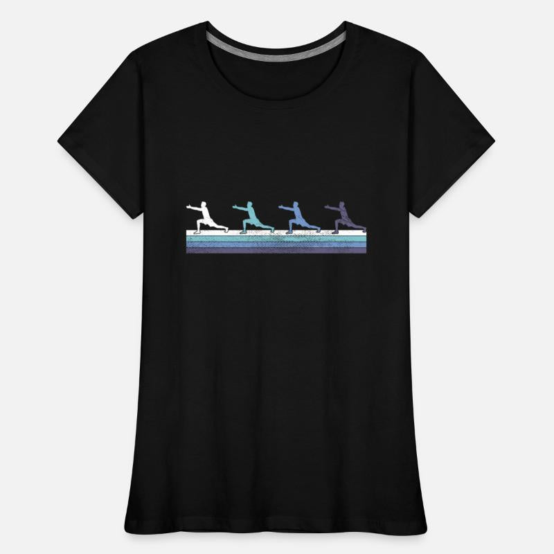 Gradient Yoga Warrior Pose