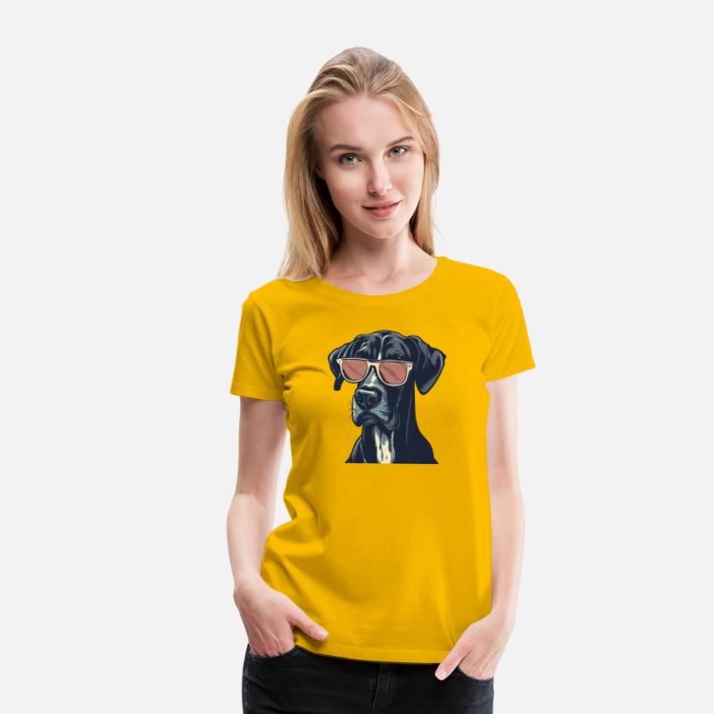 GREAT DANE WEARING SUNGLASSES ANIMALS ART