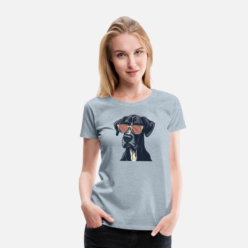 GREAT DANE WEARING SUNGLASSES ANIMALS ART