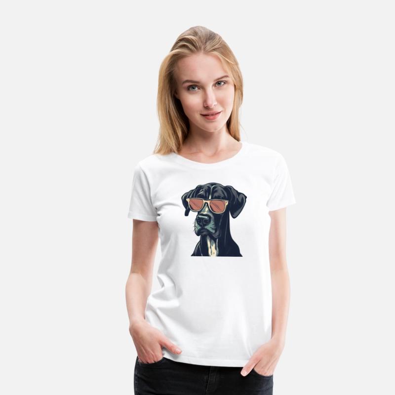 GREAT DANE WEARING SUNGLASSES ANIMALS ART