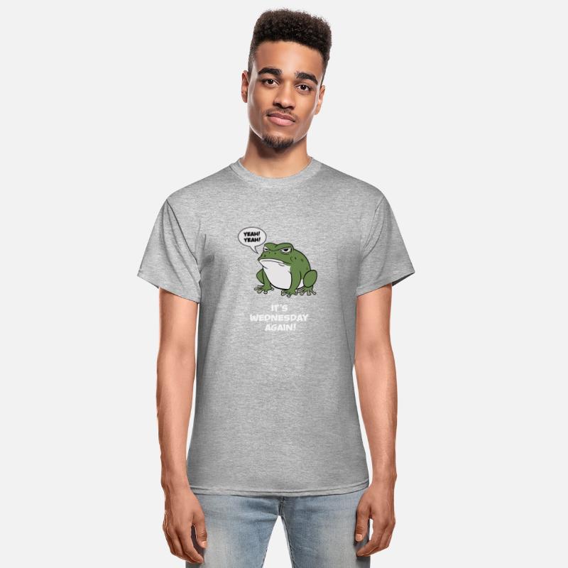 green grumpy frog Its Wednesday Again