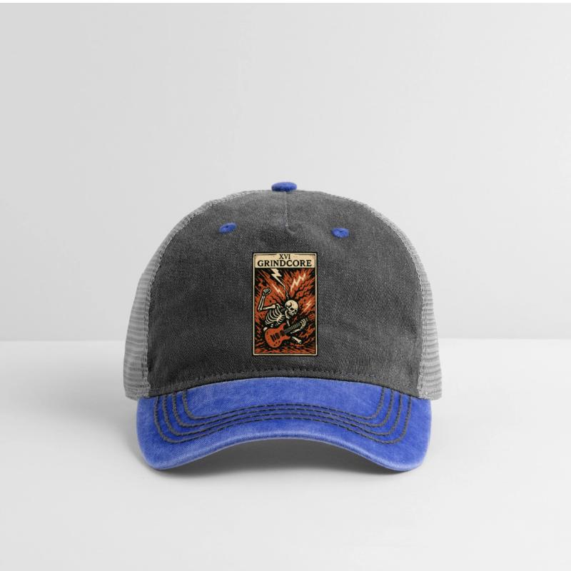 Grindcore Tarot Card – Explosive Skeleton Shred