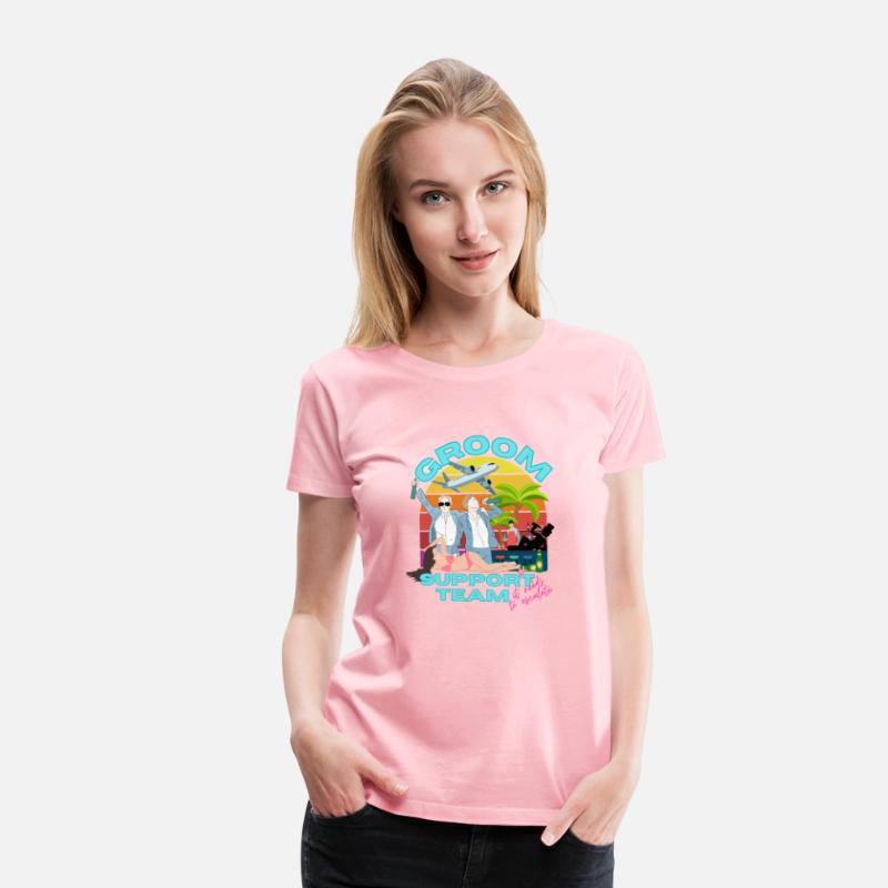 Groom Support Team Beach Party