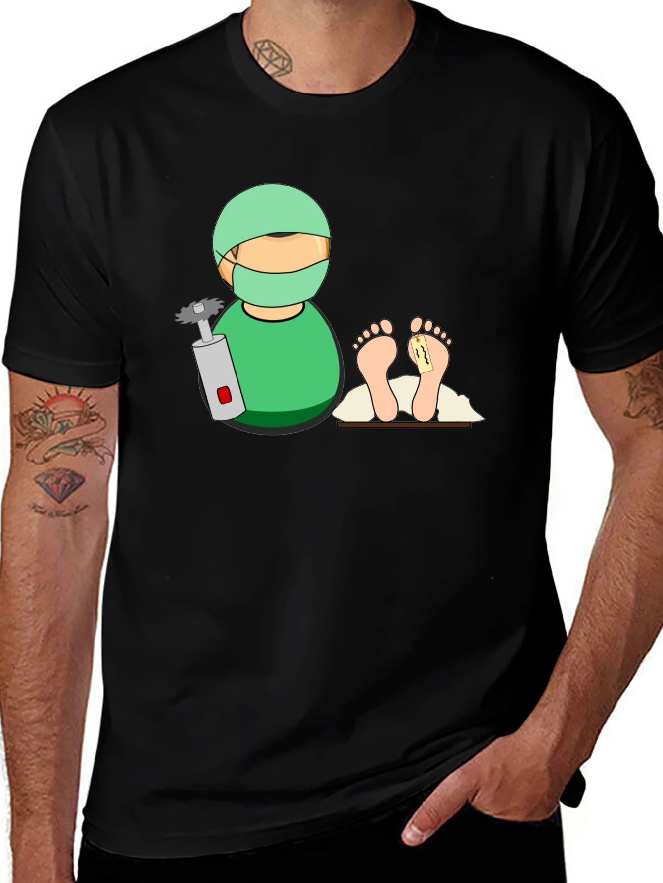 Humorous Surgeon Graphic T-Shirt