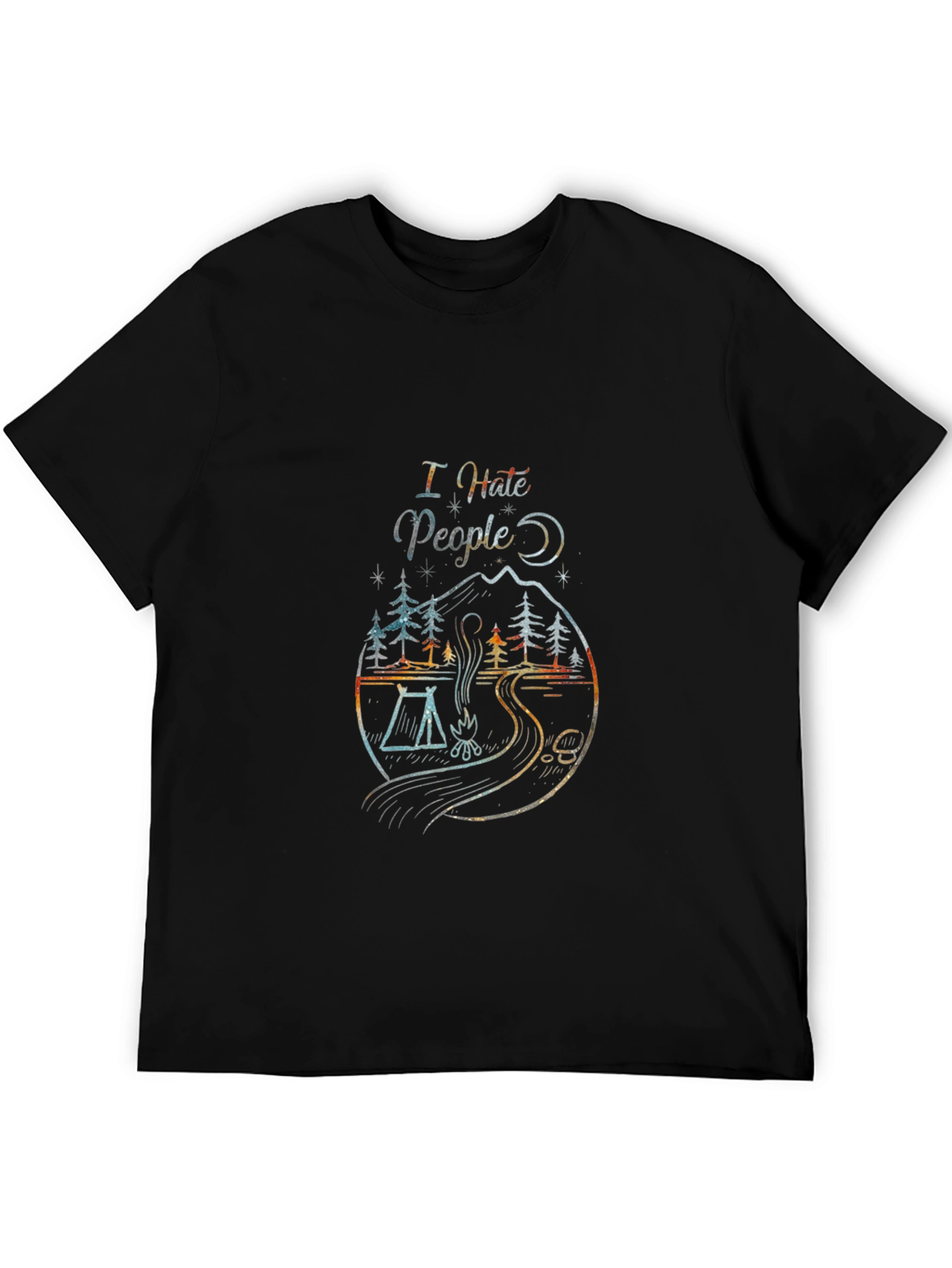 I Hate People Camping Graphic Tee