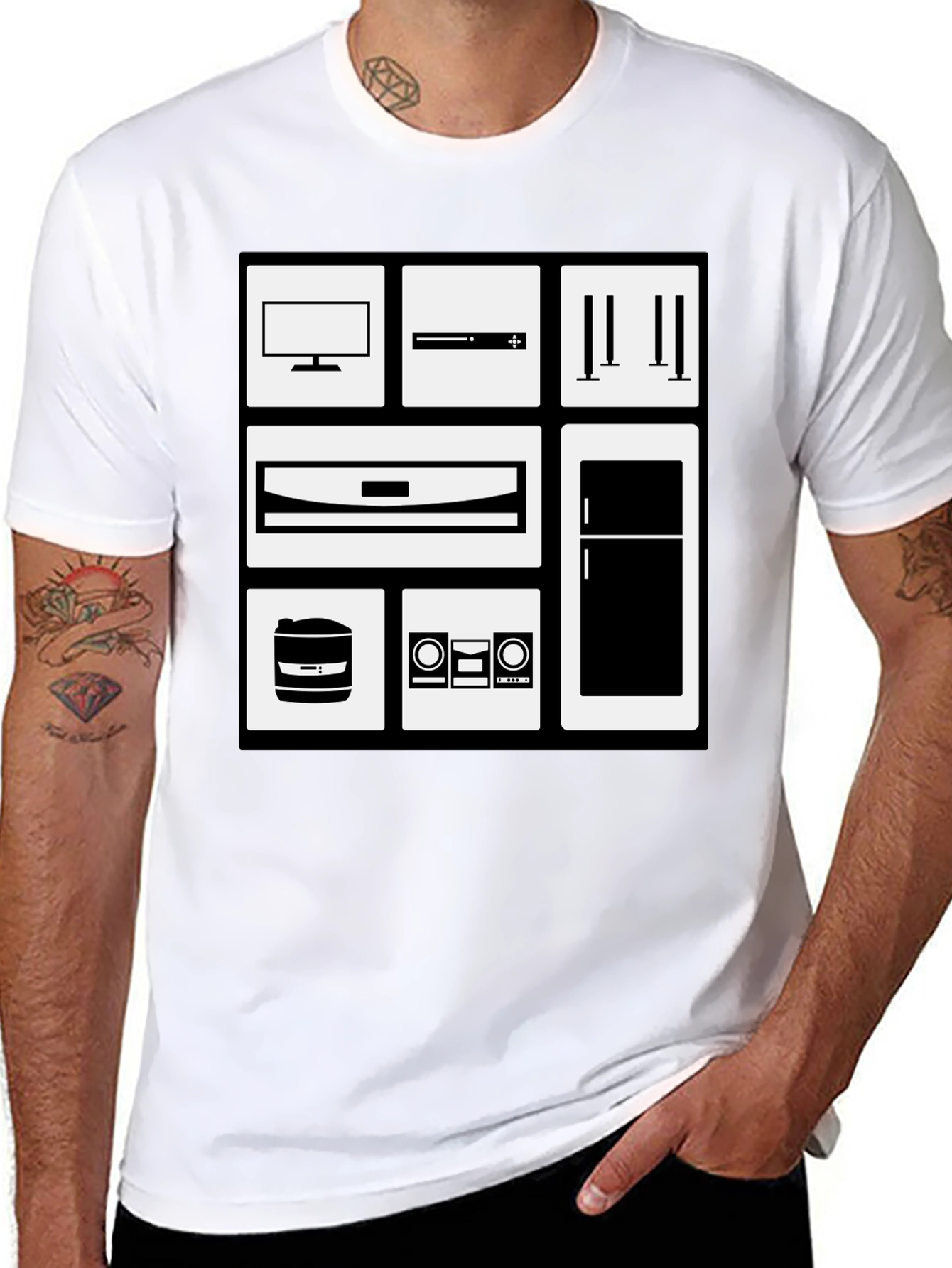Home Appliances T-Shirt - Modern Graphic Tee