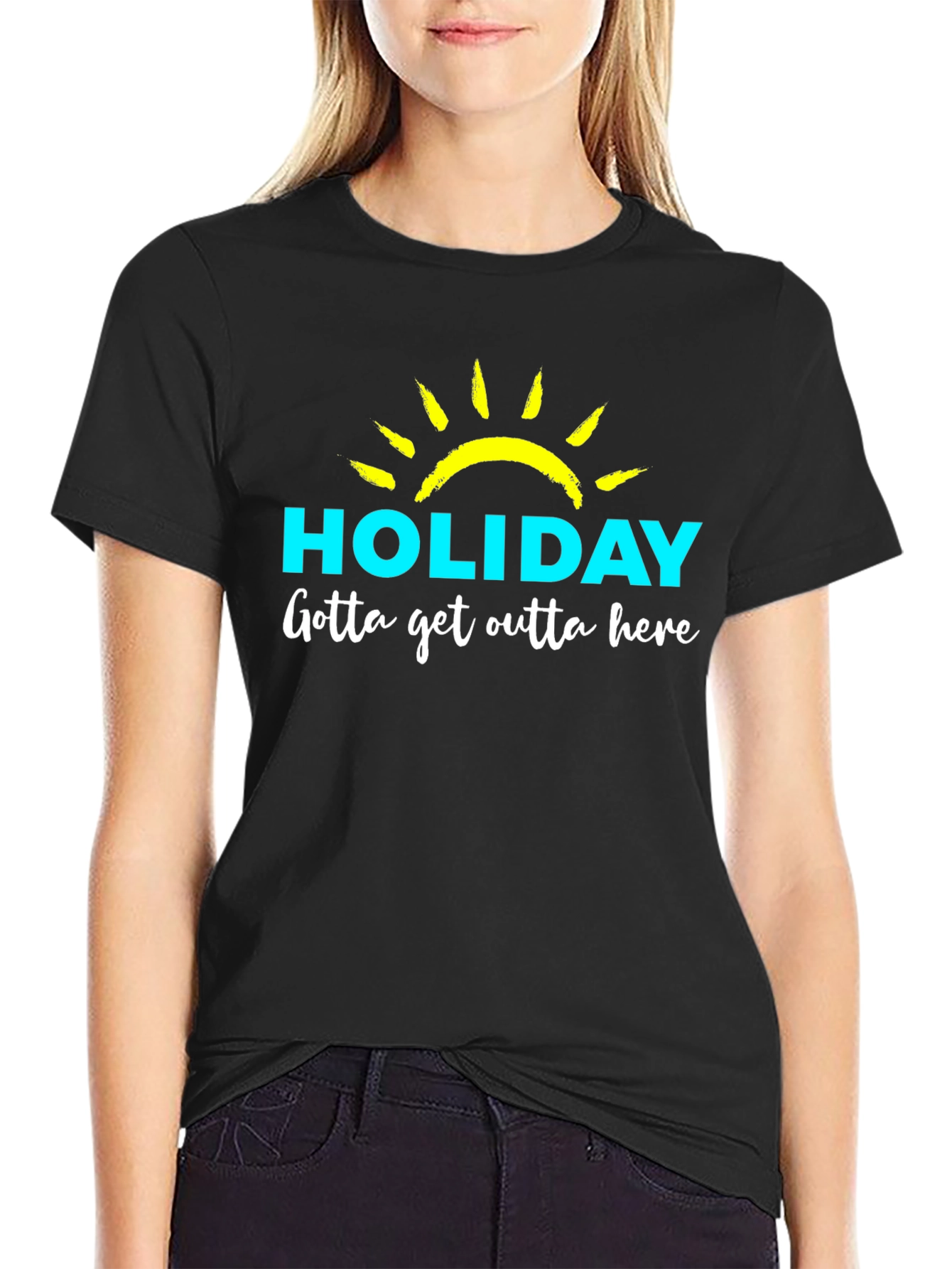 Holiday Graphic T-Shirt - Gotta Get Outta Here!