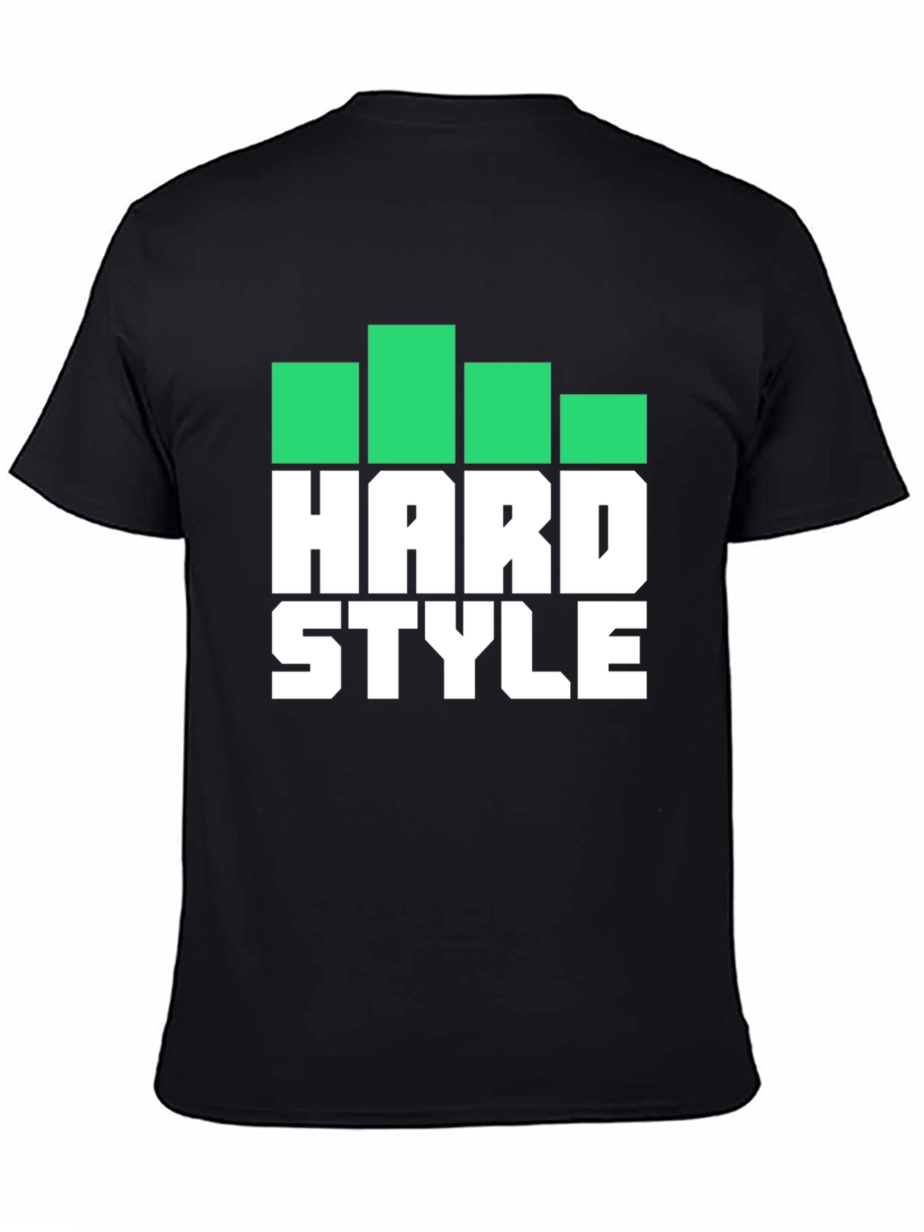 Hard Style Graphic Print Mens Black T-Shirt