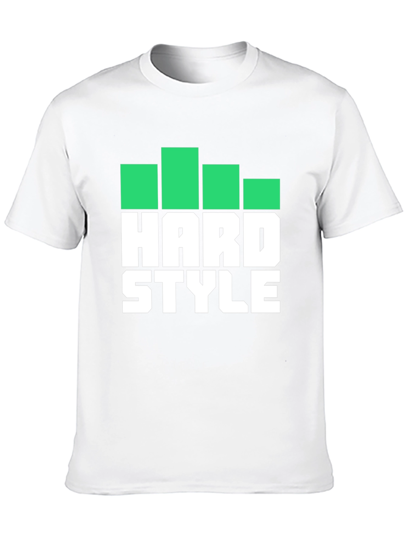 Hard Style Graphic Print Mens Black T-Shirt