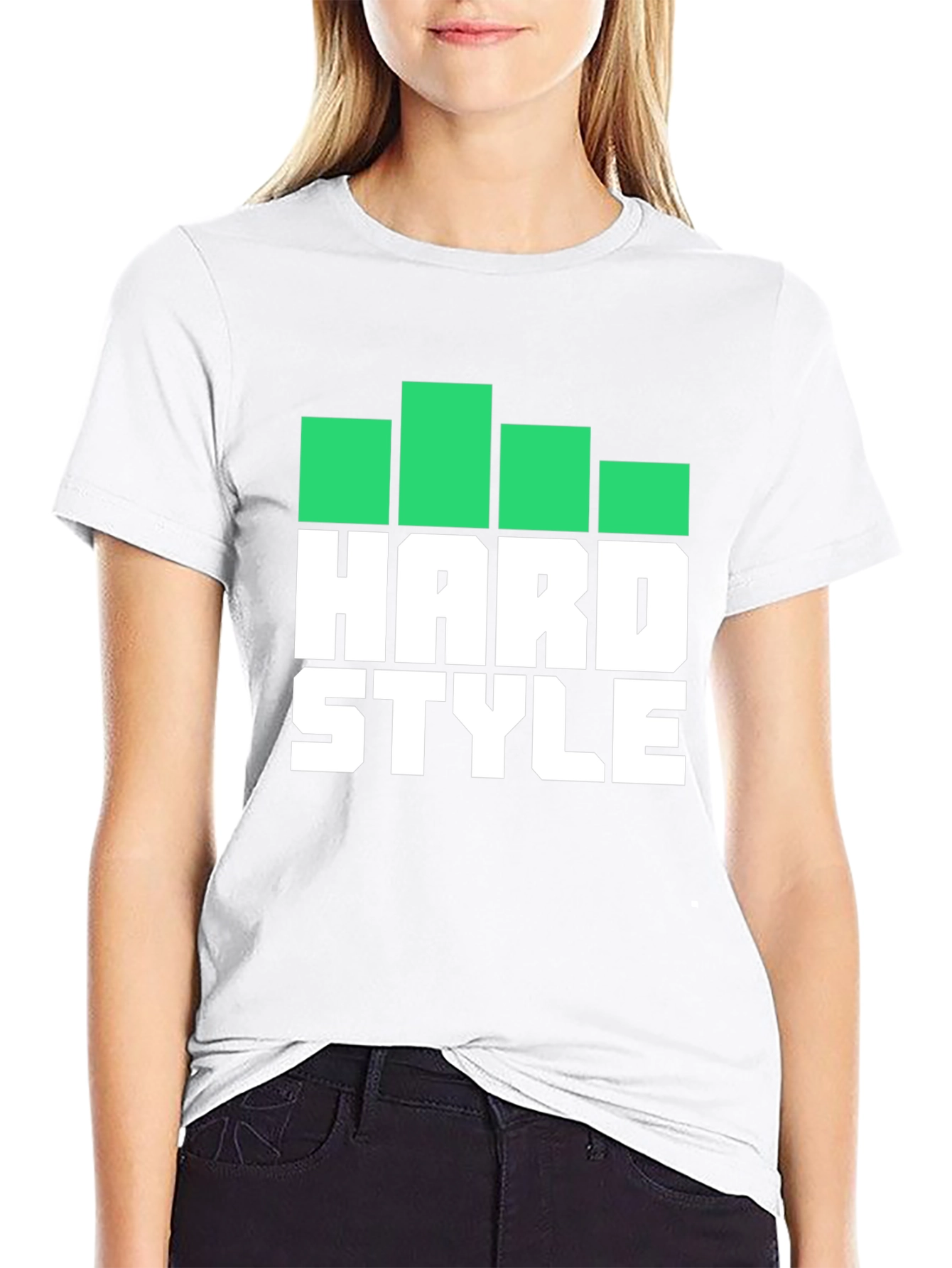 Hard Style Graphic Print Mens Black T-Shirt