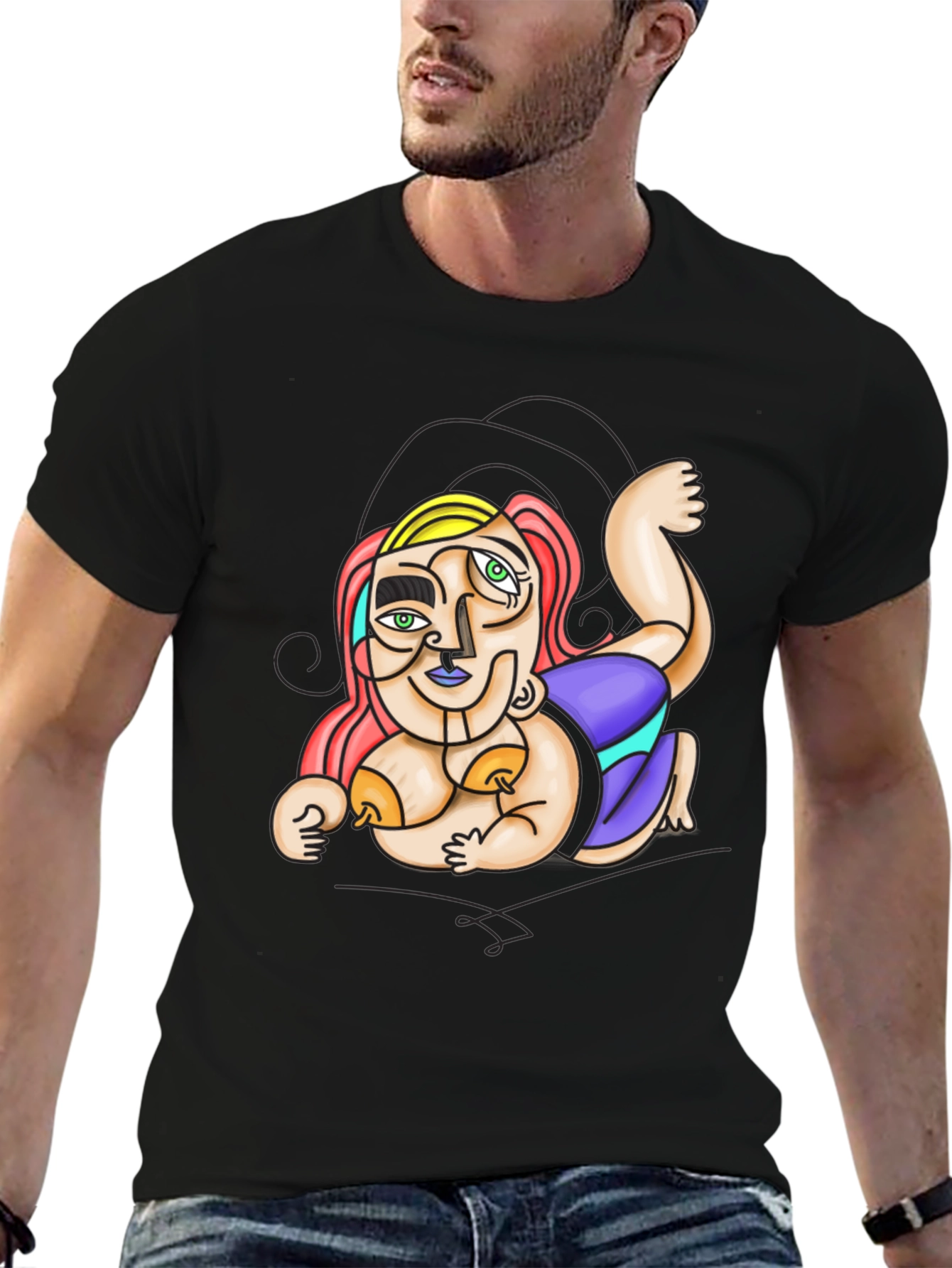 Abstract Art Graphic Tee