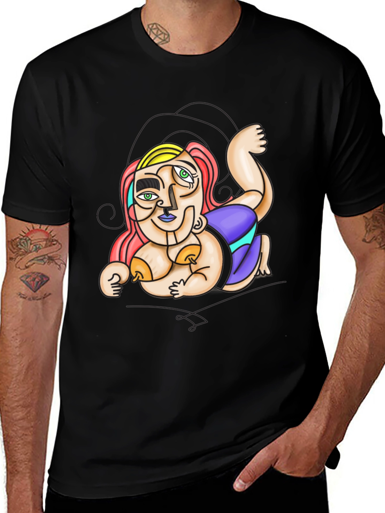 Abstract Art Graphic Tee