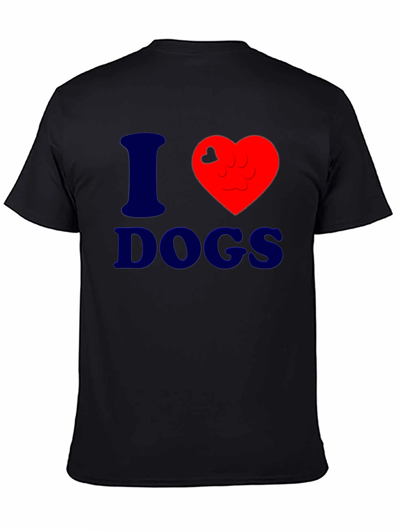 I Heart Dogs Graphic Tee - Stylish Comfort