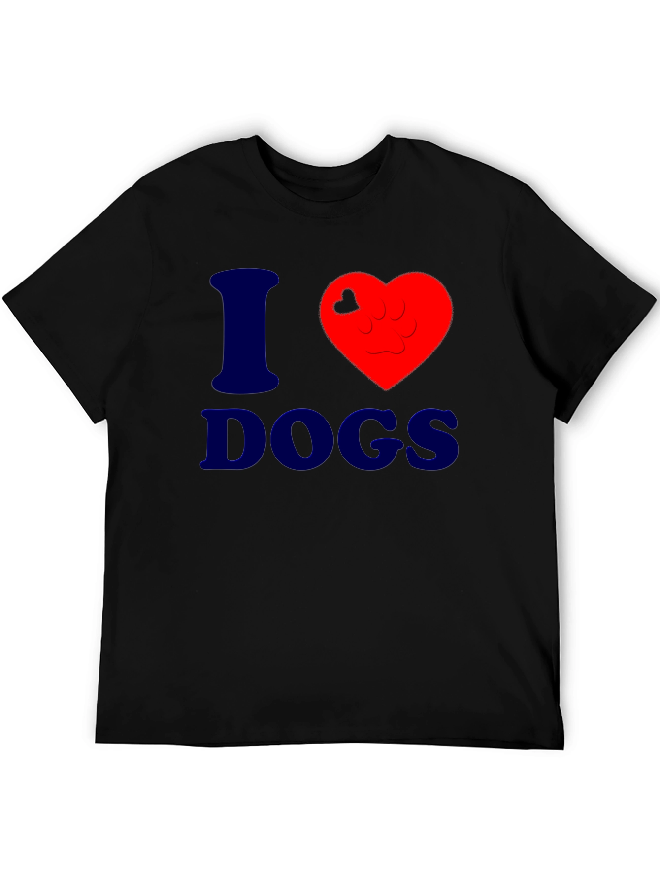 I Heart Dogs Graphic Tee - Stylish Comfort