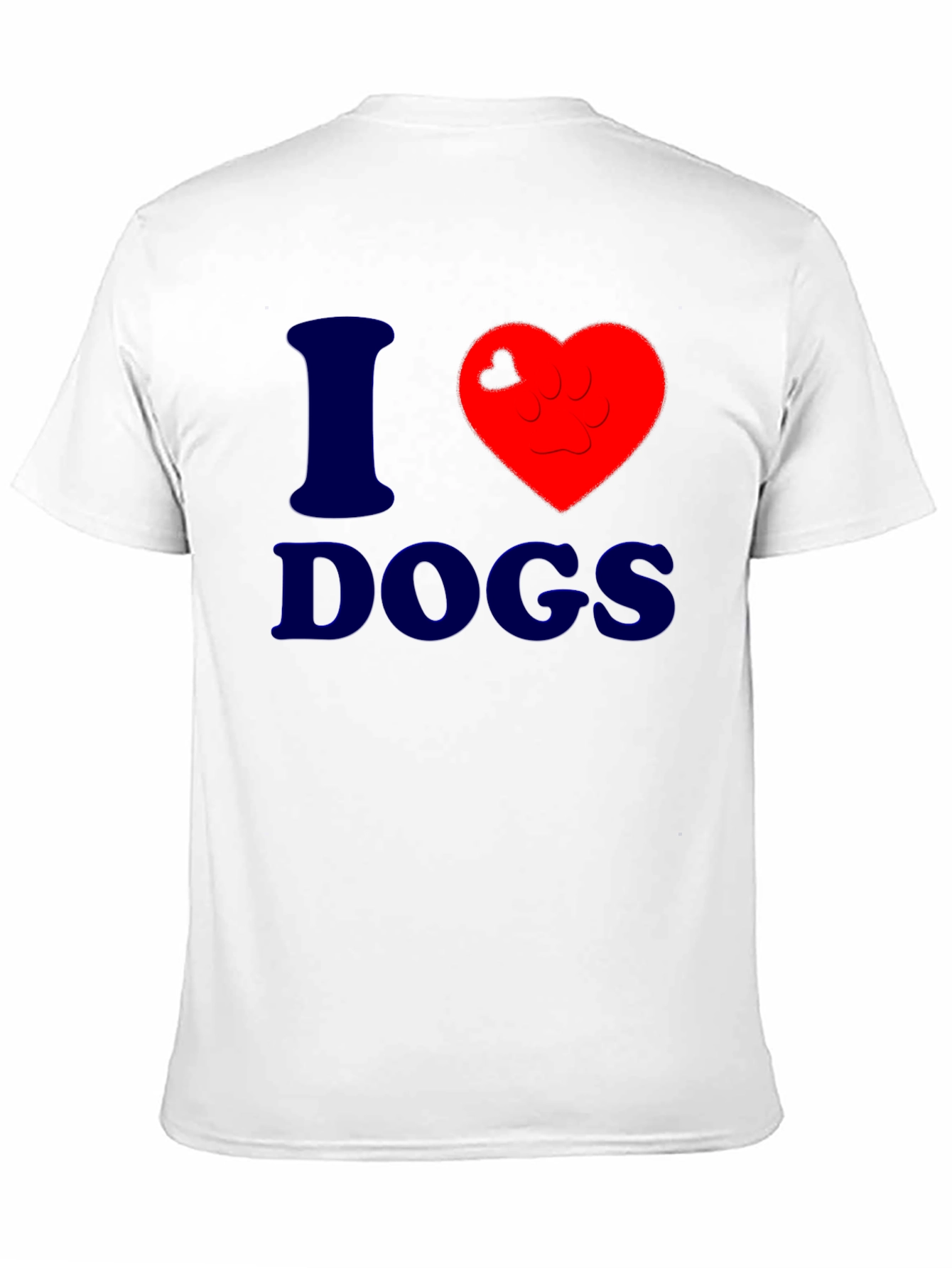 I Heart Dogs Graphic Tee - Stylish Comfort