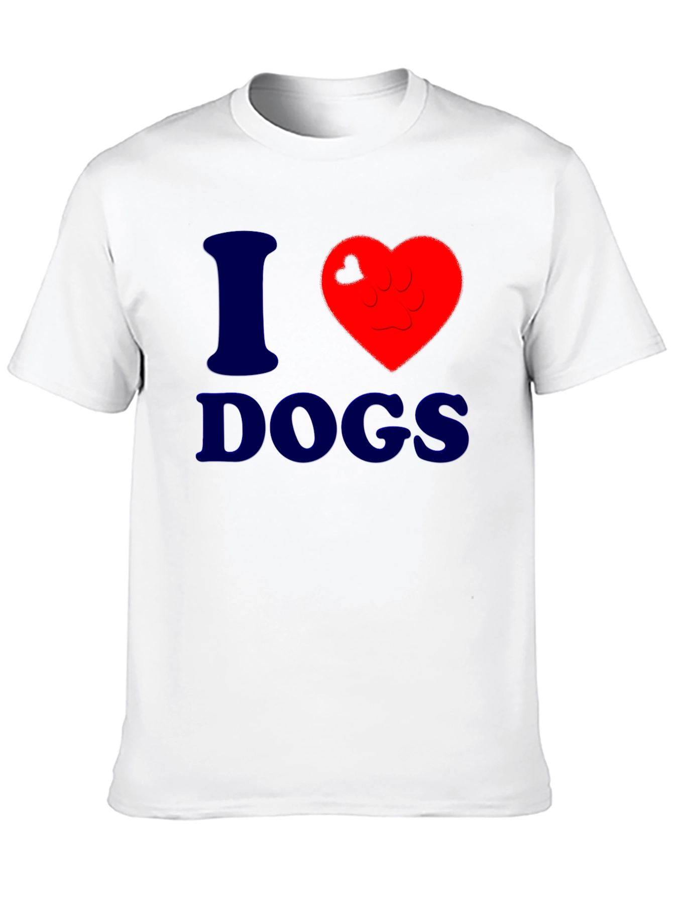 I Heart Dogs Graphic Tee - Stylish Comfort