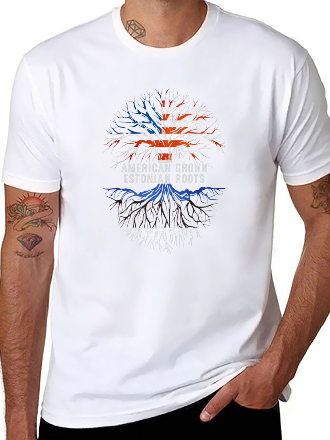 American Grown Estonian Roots T-Shirt