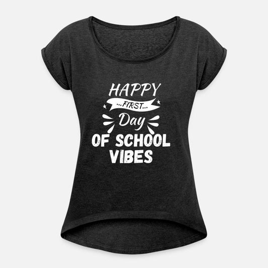 Happy First Day Of School Vibes Funny Design