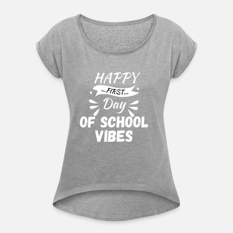 Happy First Day Of School Vibes Funny Design
