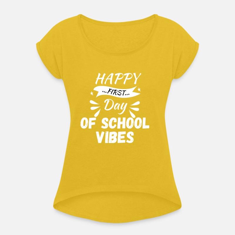 Happy First Day Of School Vibes Funny Design