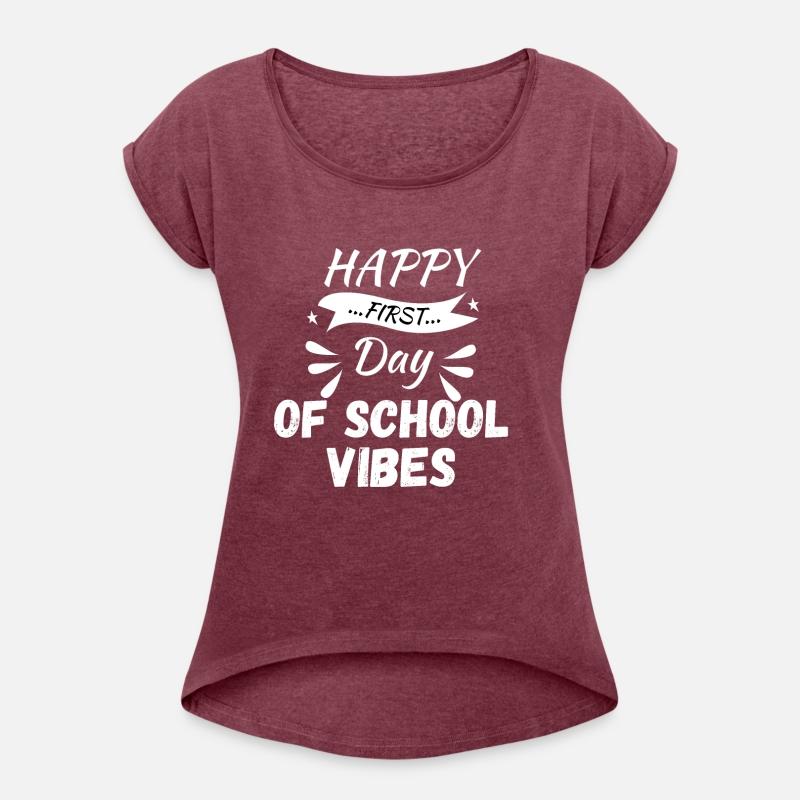 Happy First Day Of School Vibes Funny Design