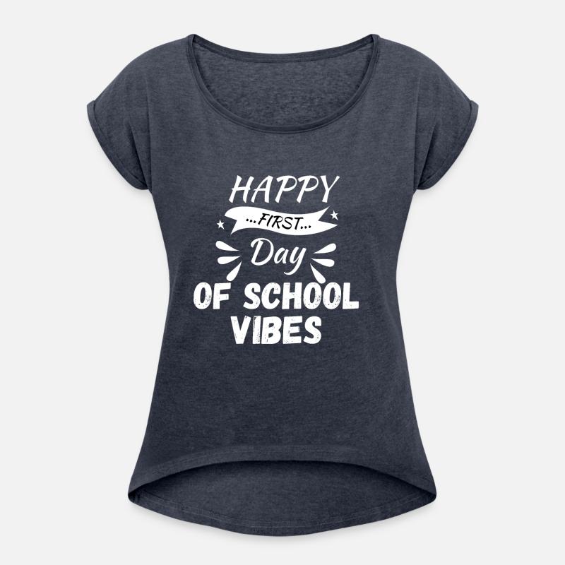 Happy First Day Of School Vibes Funny Design