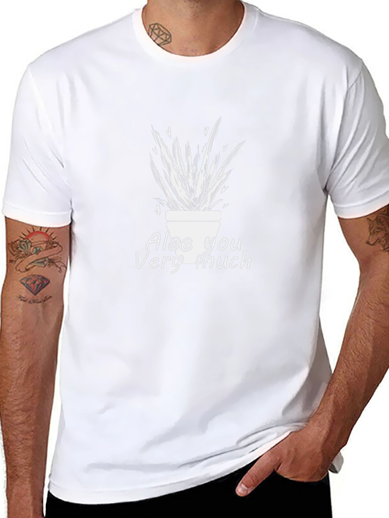Aloe You Very Much Funny Plant T-Shirt