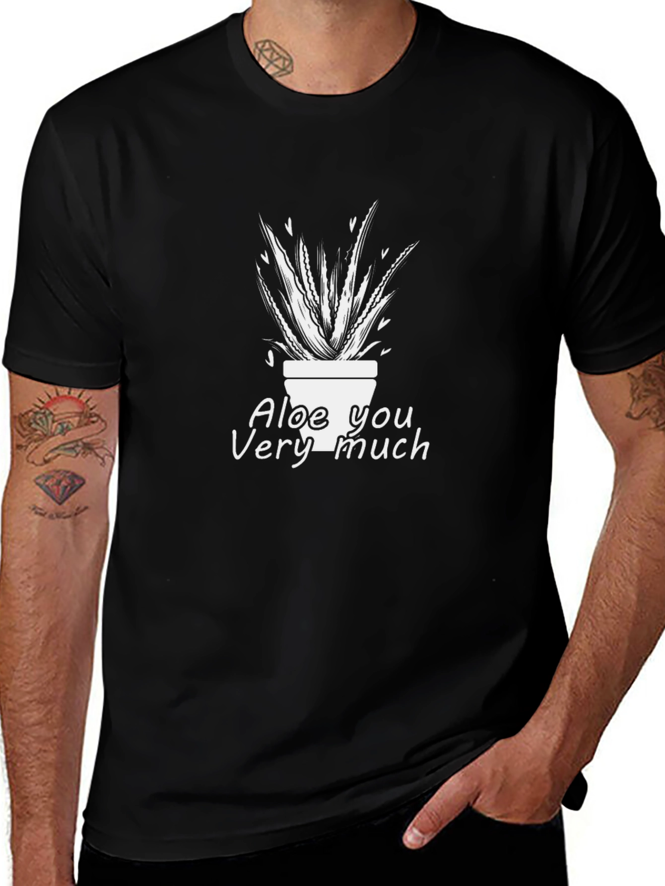 Aloe You Very Much Funny Plant T-Shirt