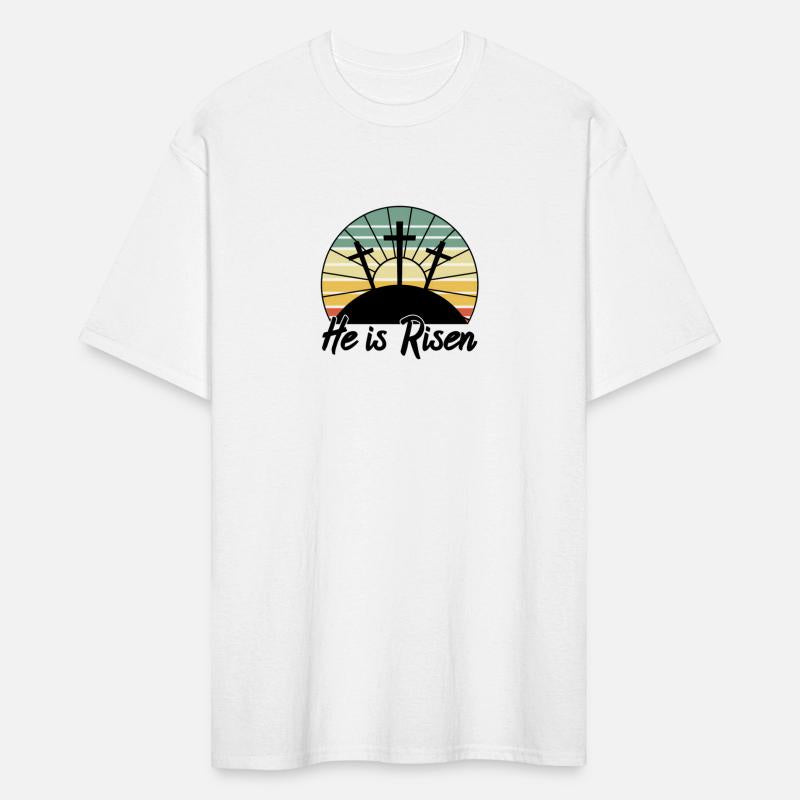 He Is Risen Jesus 70s Easter Religious Christian C
