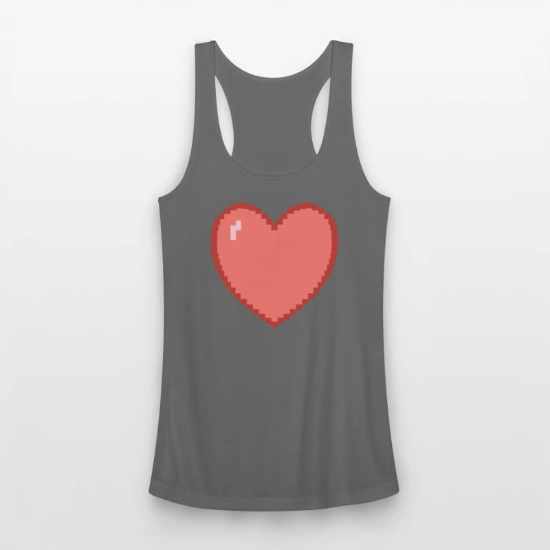 Heart heart pixel gamer gift